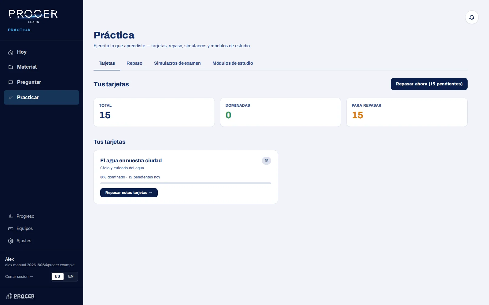Captura de Learn: Convertí la escucha en práctica