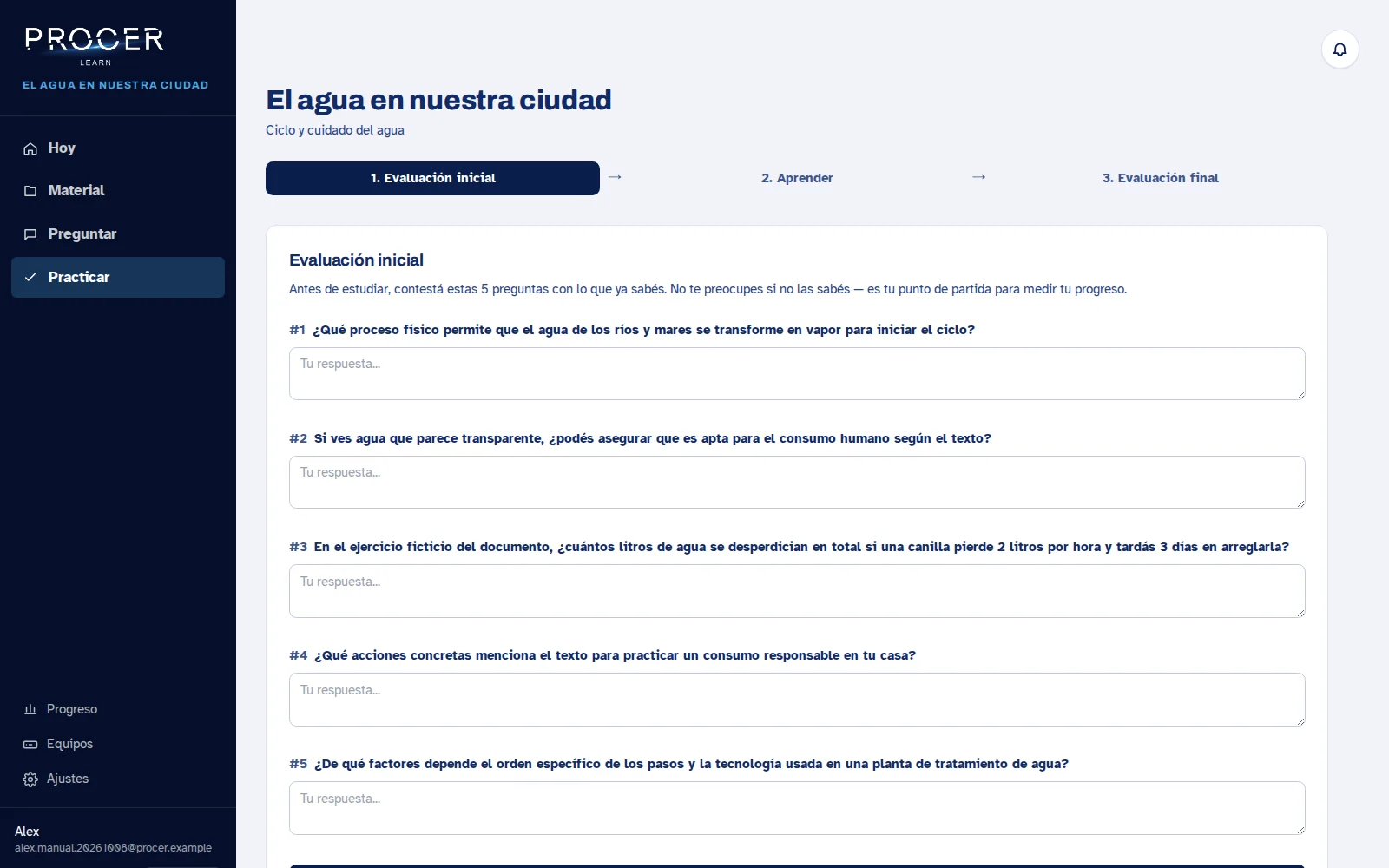Captura de Learn: Creá un módulo